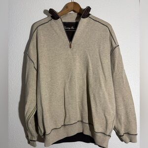 Tommy Bahama 1/4‑Zip Reversible Pullover – Men’s Size L